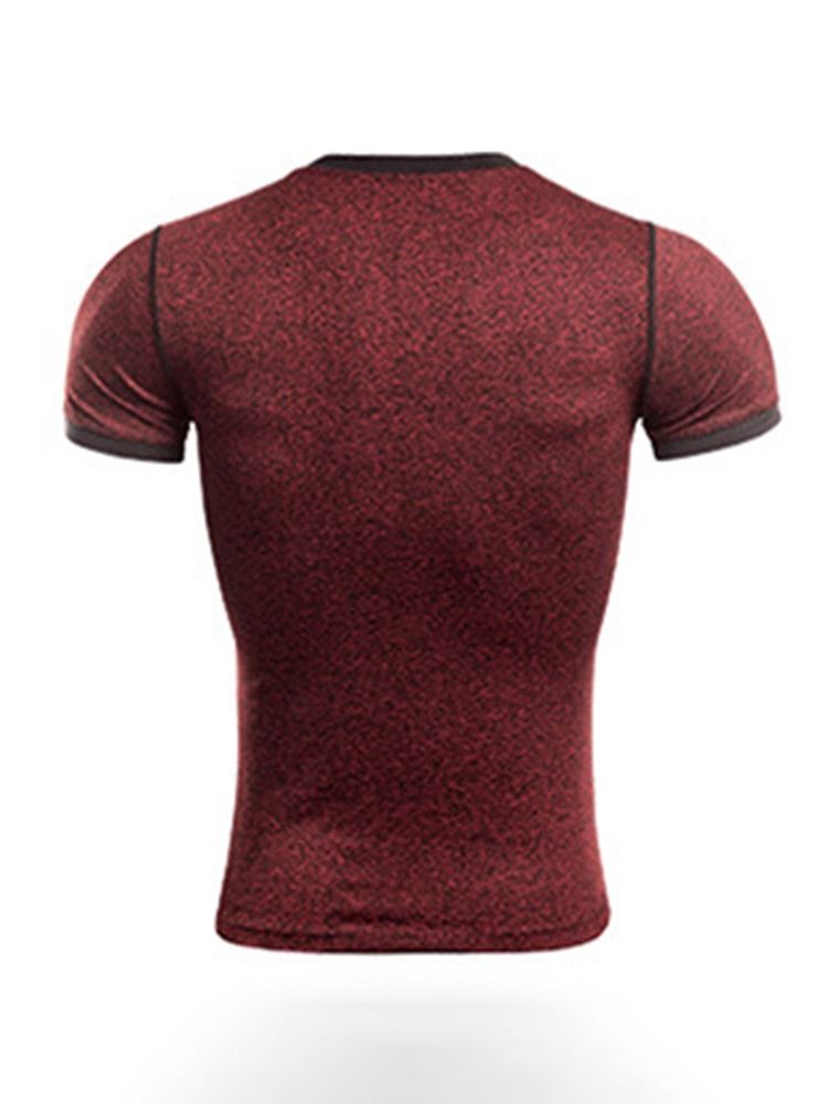 Herre Print Pullover Sports Tops