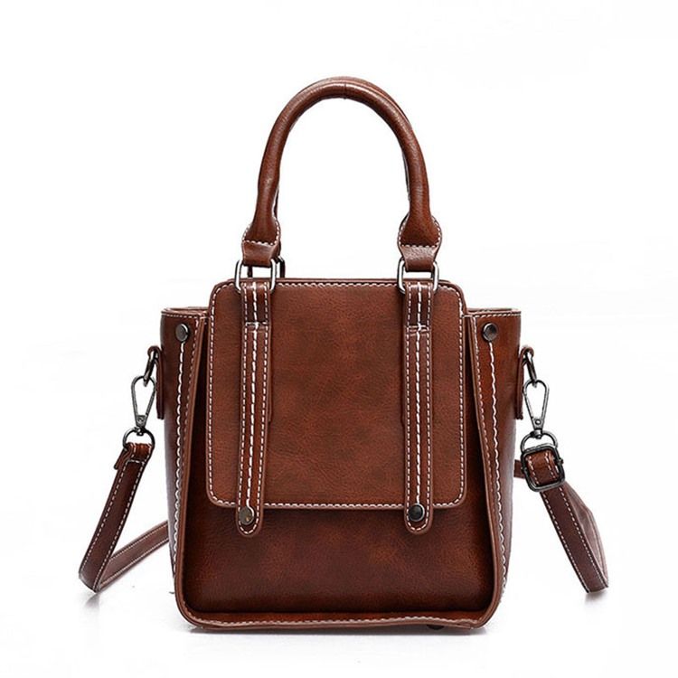 Tråd Pu Koreansk Crossbody-veske