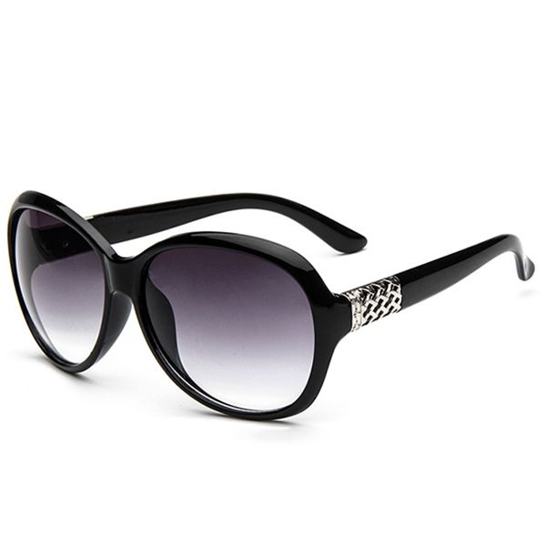 Vintage Gradient Color Ultra Violet Solbriller For Kvinner