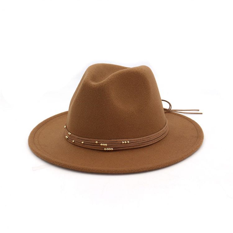 Vanlig Ullblanding For Kvinner Fedora Hat