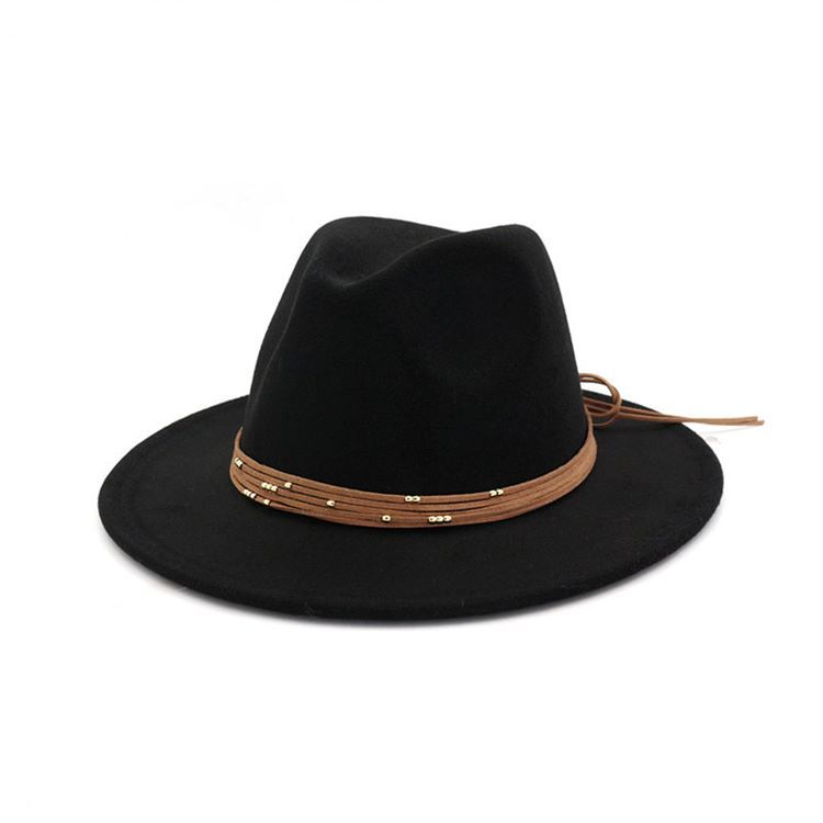 Vanlig Ullblanding For Kvinner Fedora Hat