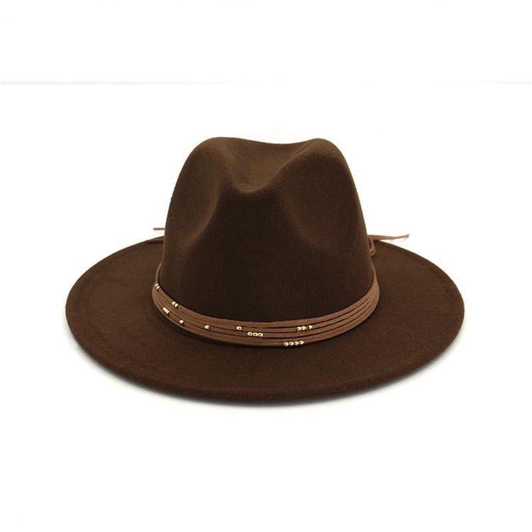 Vanlig Ullblanding For Kvinner Fedora Hat