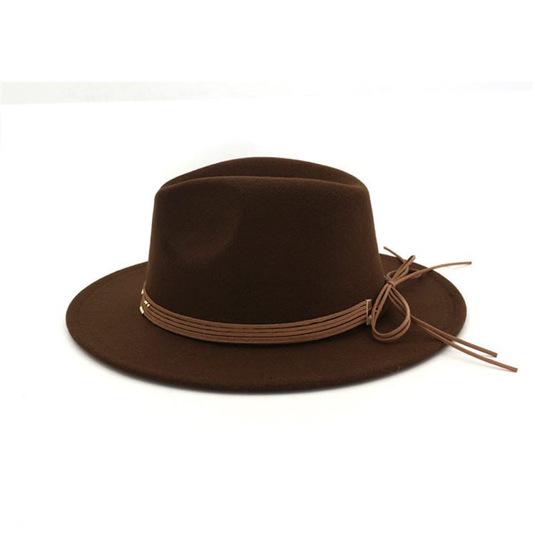Vanlig Ullblanding For Kvinner Fedora Hat