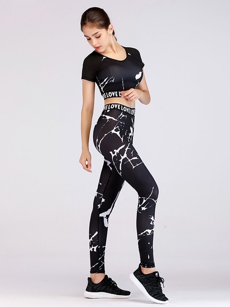 Sportssett For Polyester-yoga-genser