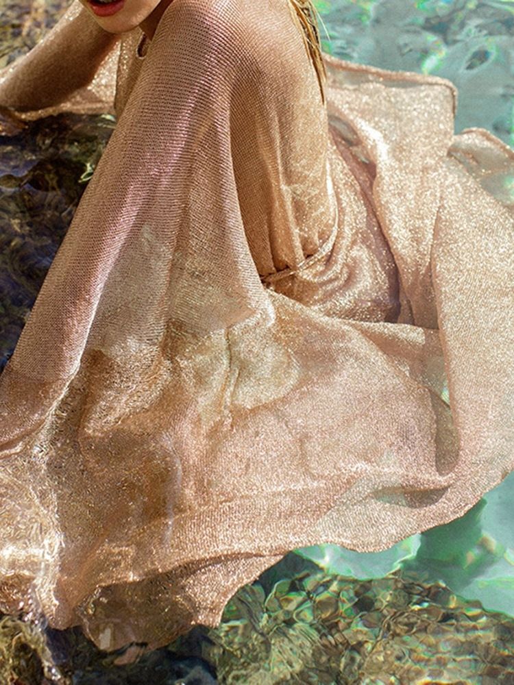 Damemote Pullover Vanlige Strandtopper