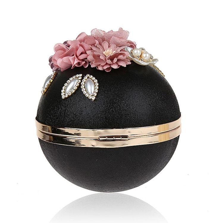 Appliques Decoration Women Clutch