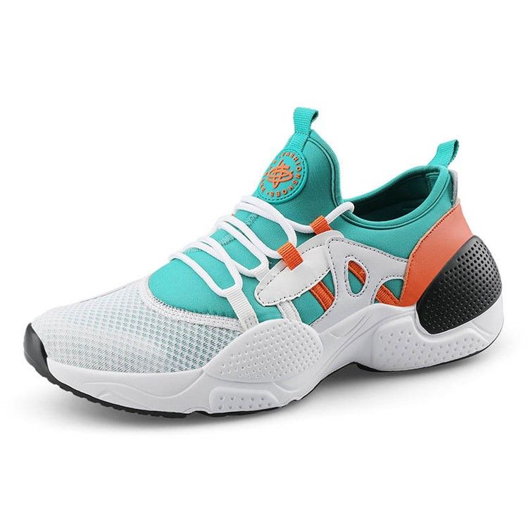 Pu Patchwork Lace-up Low-cut Øvre Herresneakers
