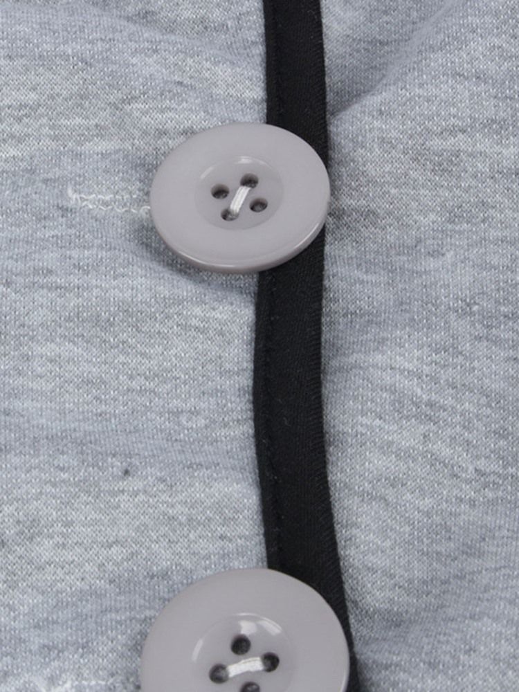 Enkelbrystet Langermet Høst Casual Blazer For Kvinner