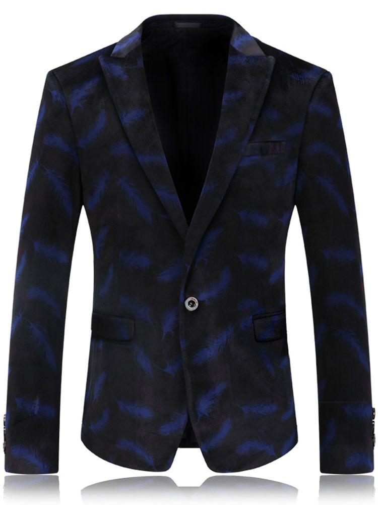 Fjærtrykk Vogue One Button Claasic Blazer For Menn