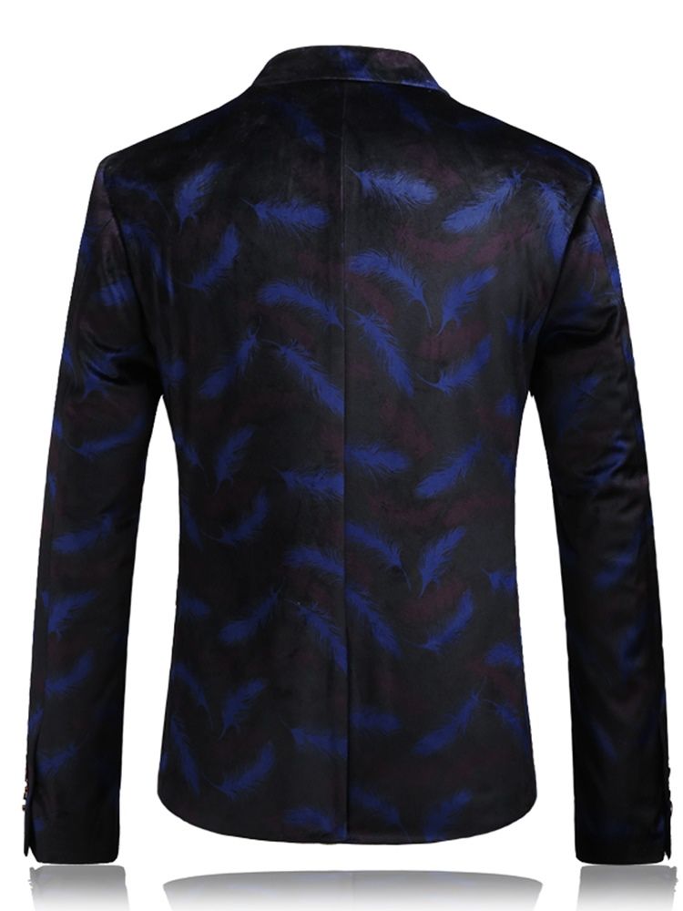 Fjærtrykk Vogue One Button Claasic Blazer For Menn