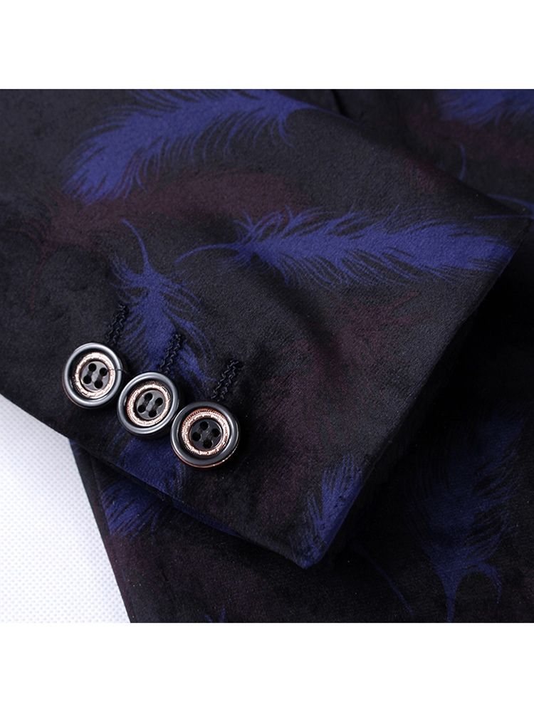Fjærtrykk Vogue One Button Claasic Blazer For Menn